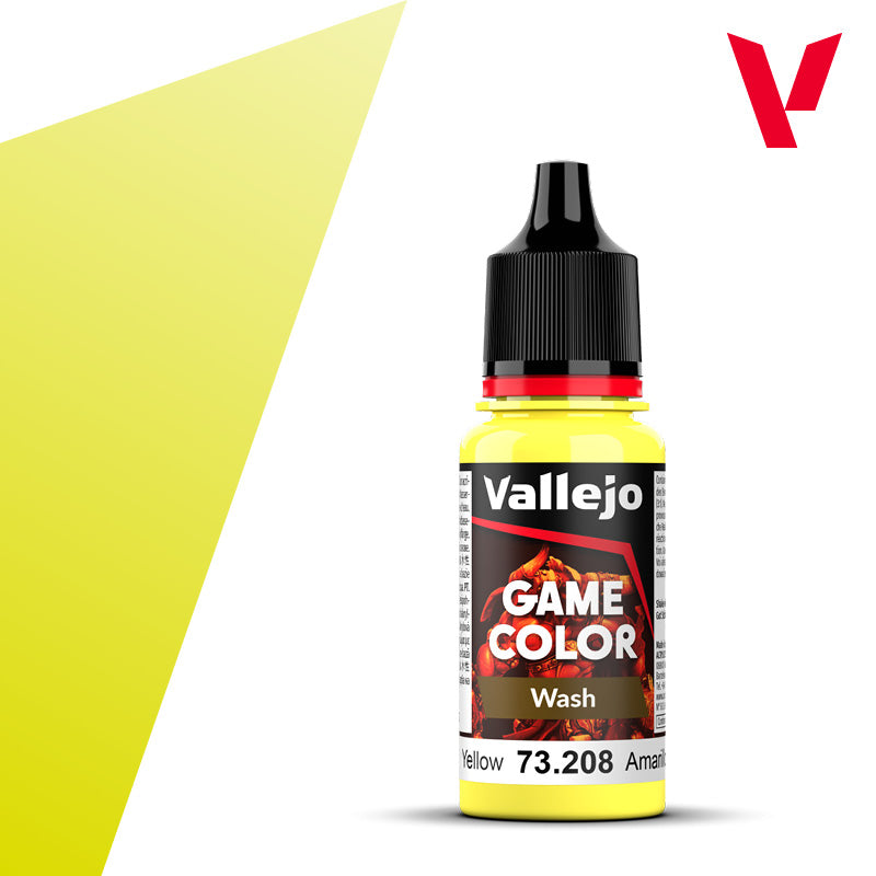 Spielfarbe Wash Gelb - 18ml