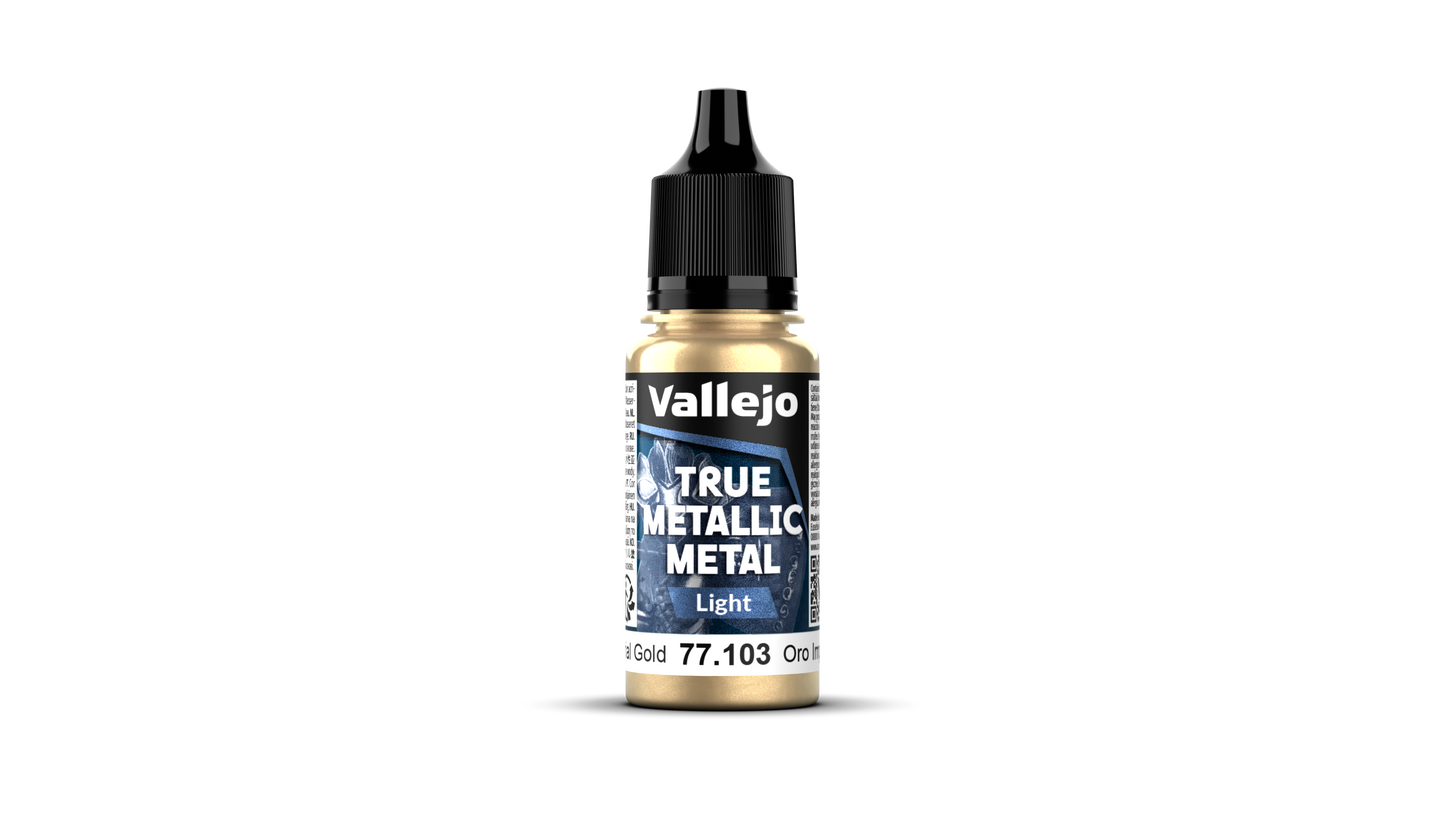 Echtes Metallic-Metall Imperial Gold Set (4)