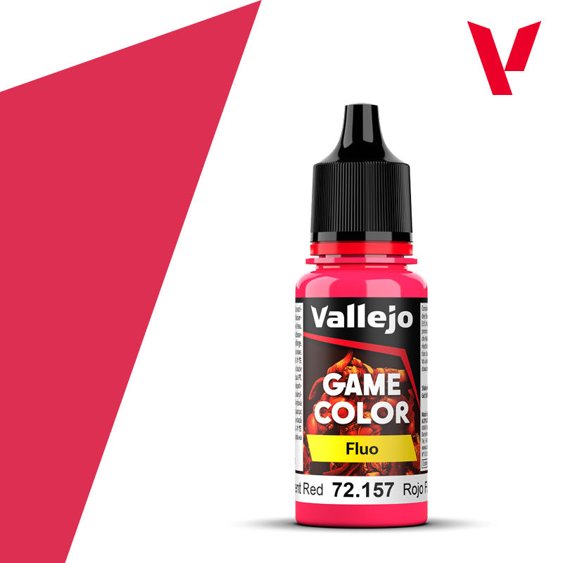 Spielfarbe Fluoreszierendes Rot - 18ml