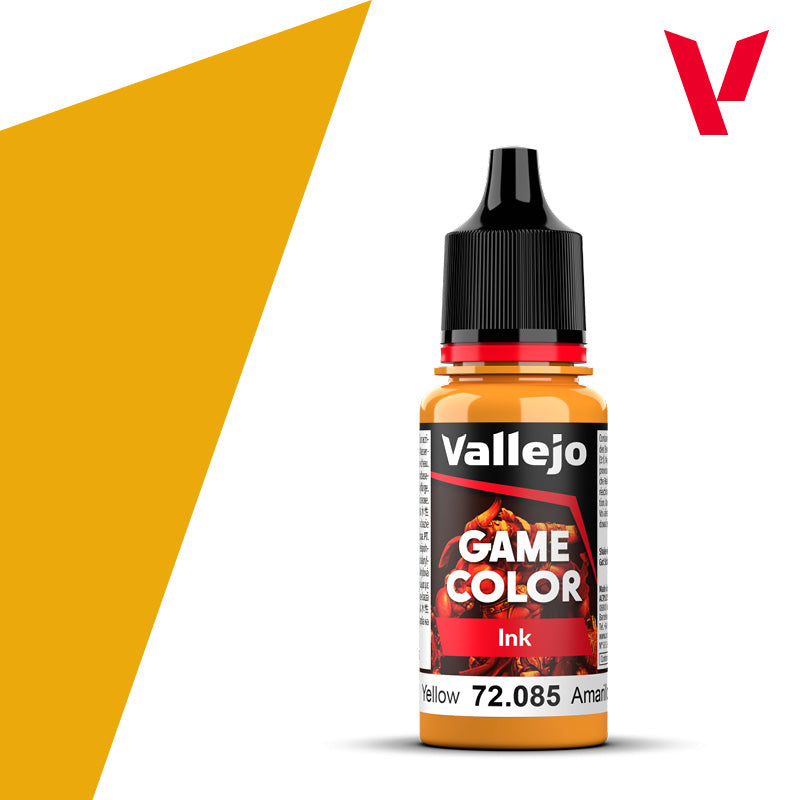 Spielfarbe Tinte Gelb - 18ml
