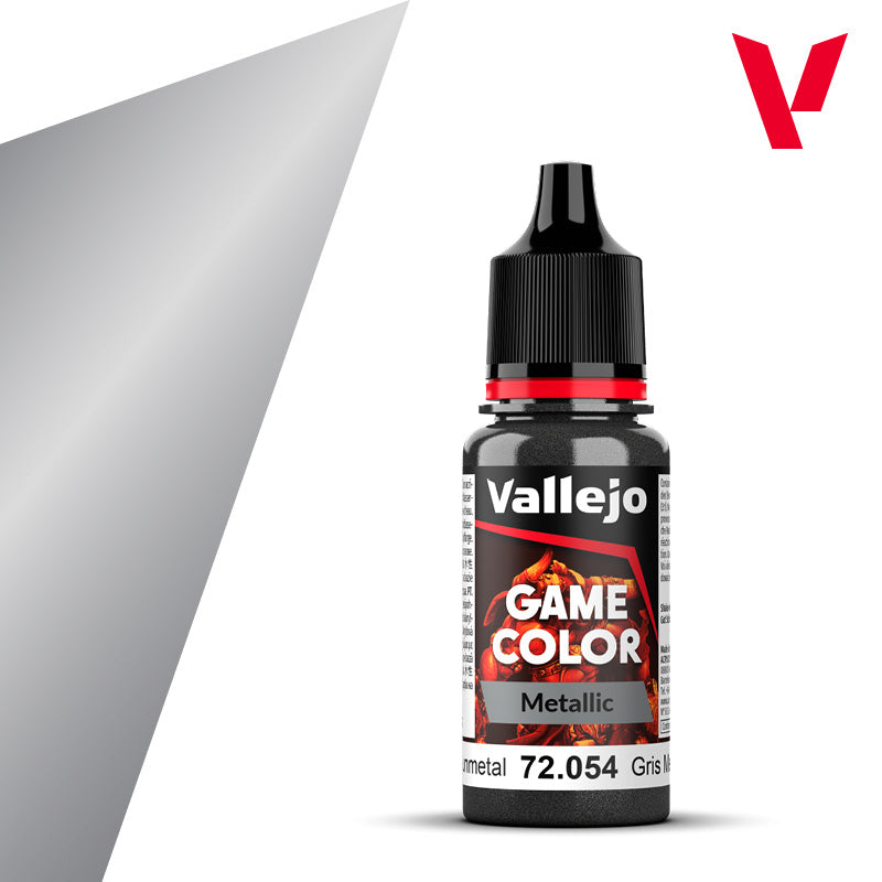 Spielfarbe Metallic Dark Gunmetal - 18ml