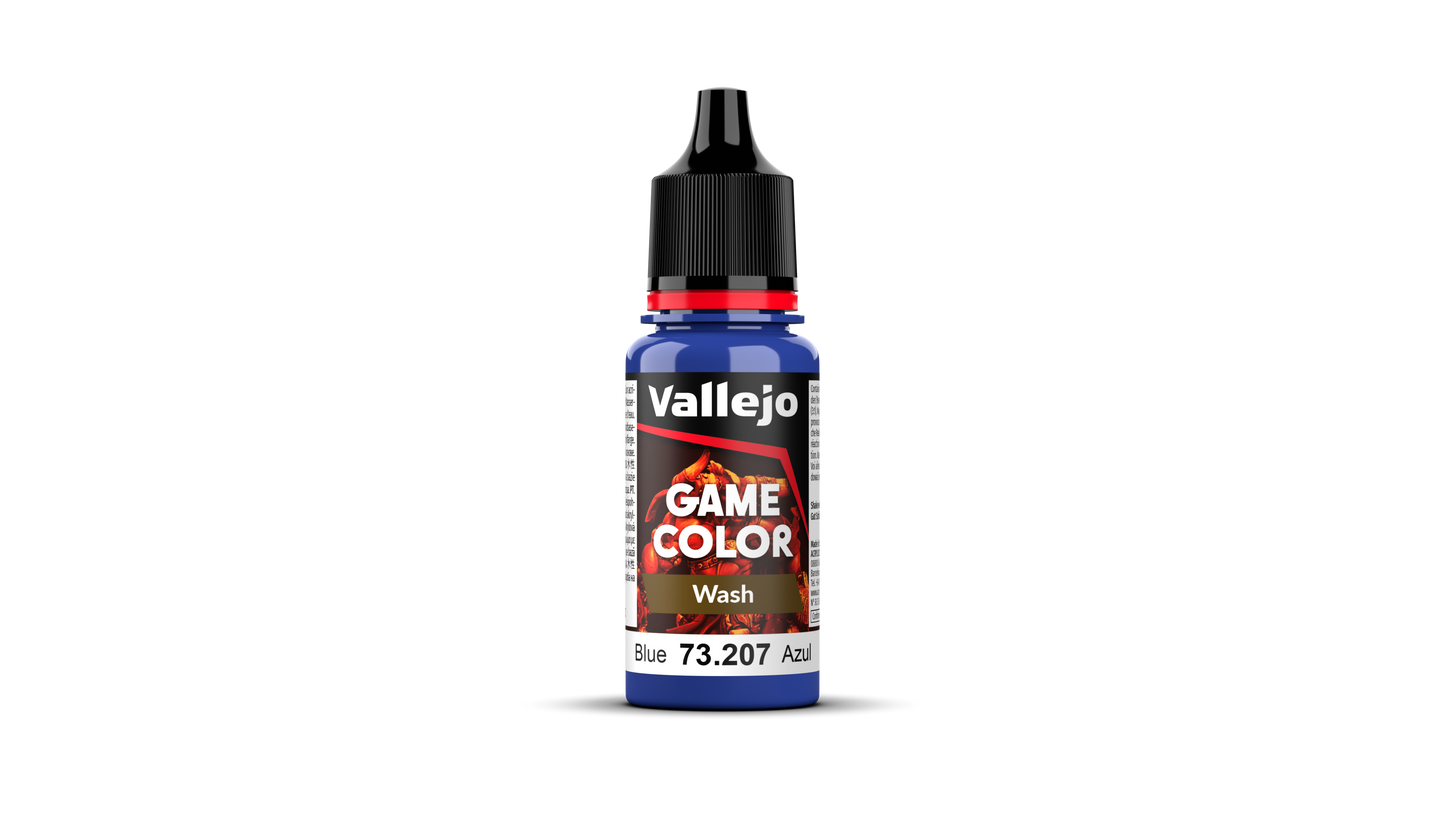 Spielfarbe Wash Blau - 18ml