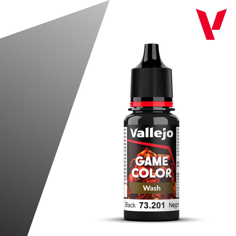 Game Color Wash Schwarz - 18ml