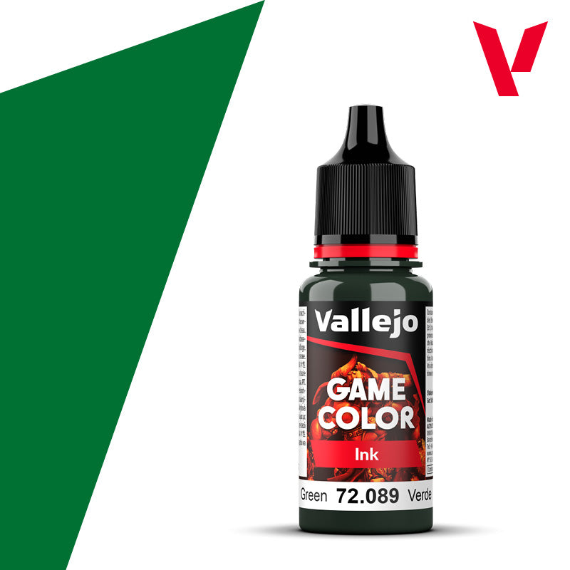 Spielfarbe Tinte Grün - 18ml