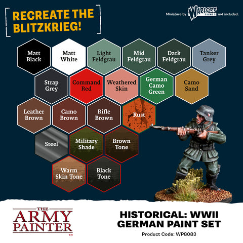 Warpaints Historical: WWII German Paint Set