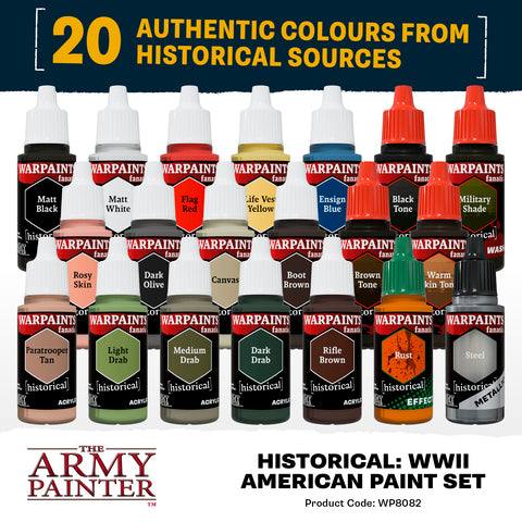 Warpaints Historical: WWII American Paint Set