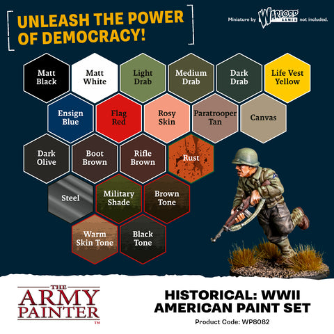 Warpaints Historical: WWII American Paint Set