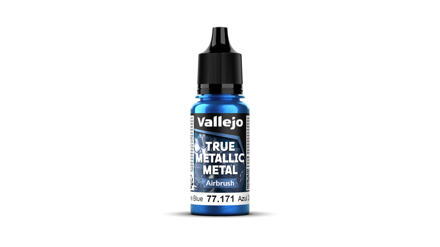 Echtes Metallic-Metall-Saphirblau-Set (4)