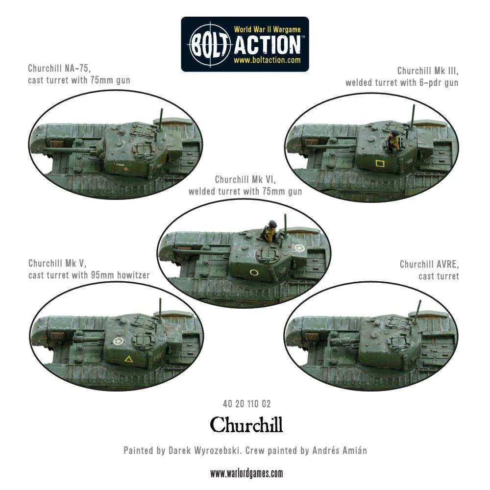 Churchill-Panzer (Kunststoff)