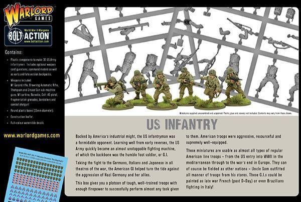 US-Infanterie - Amerikanische GIs aus dem Zweiten Weltkrieg