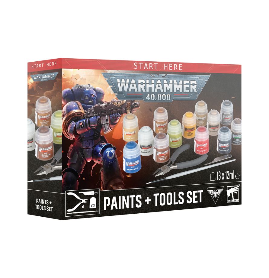 Warhammer 40.000: Farben- und Werkzeugset