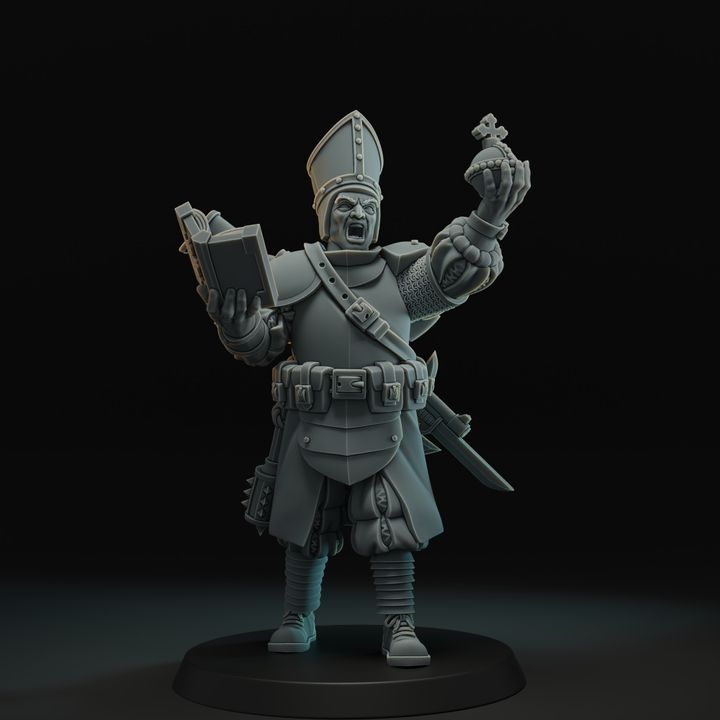Battle Cleric with Holy Grenade