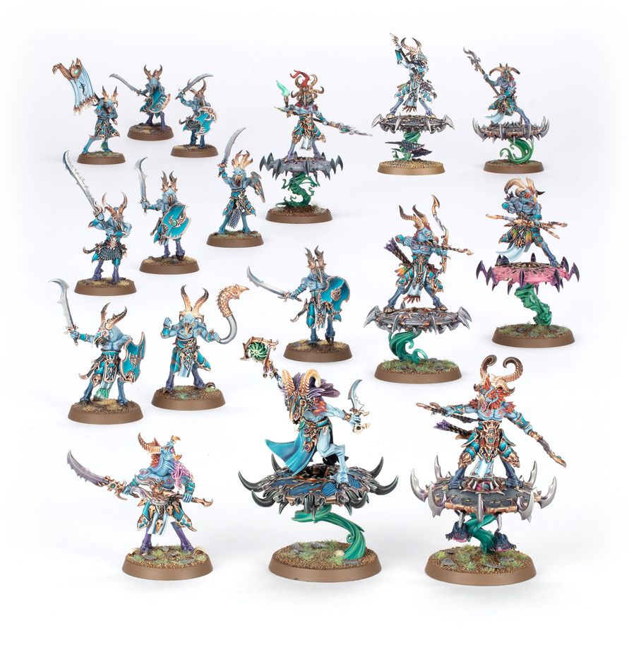 Tzeentch – Speerspitze Tzaangor-Kriegerschar