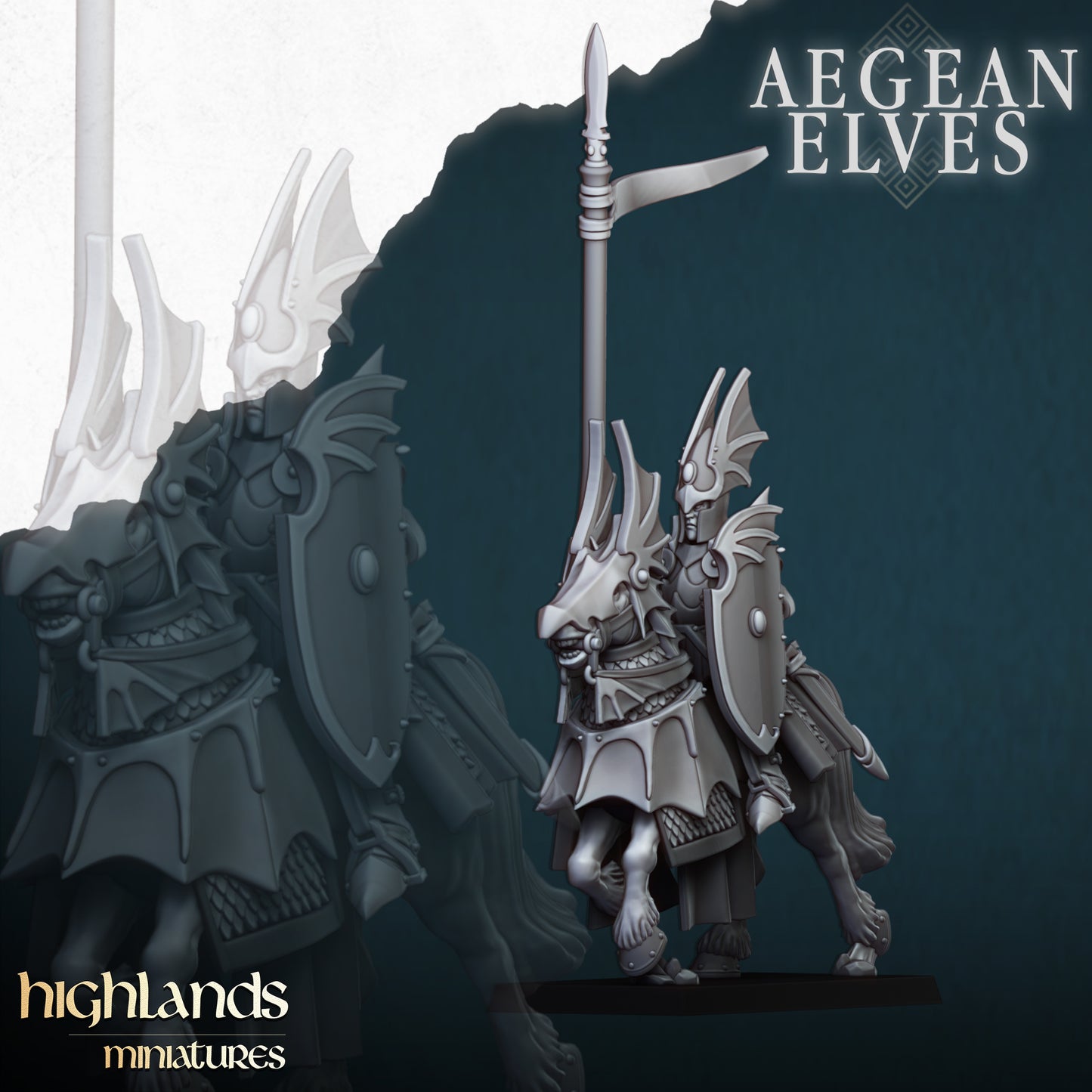 Aegan berittene Drachen