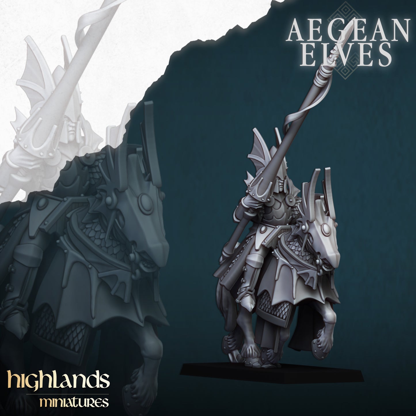 Aegan berittene Drachen