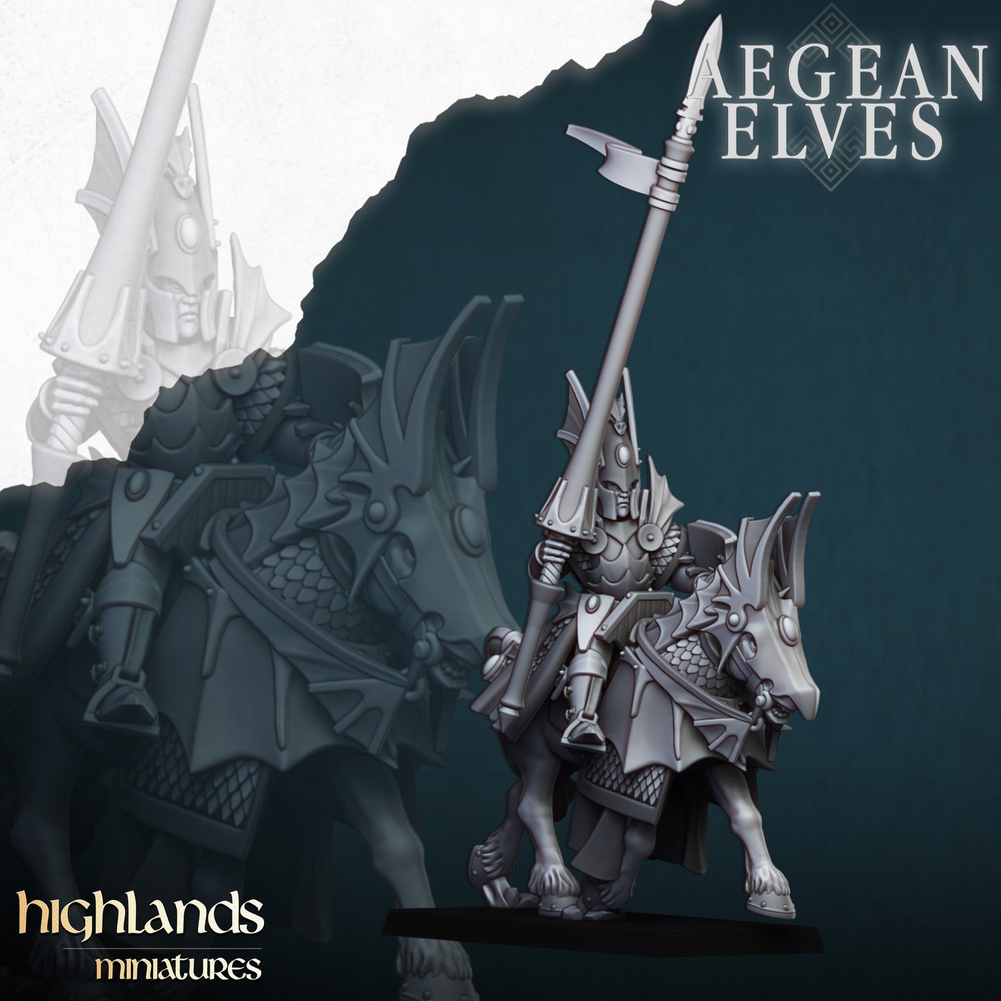 Aegan berittene Drachen