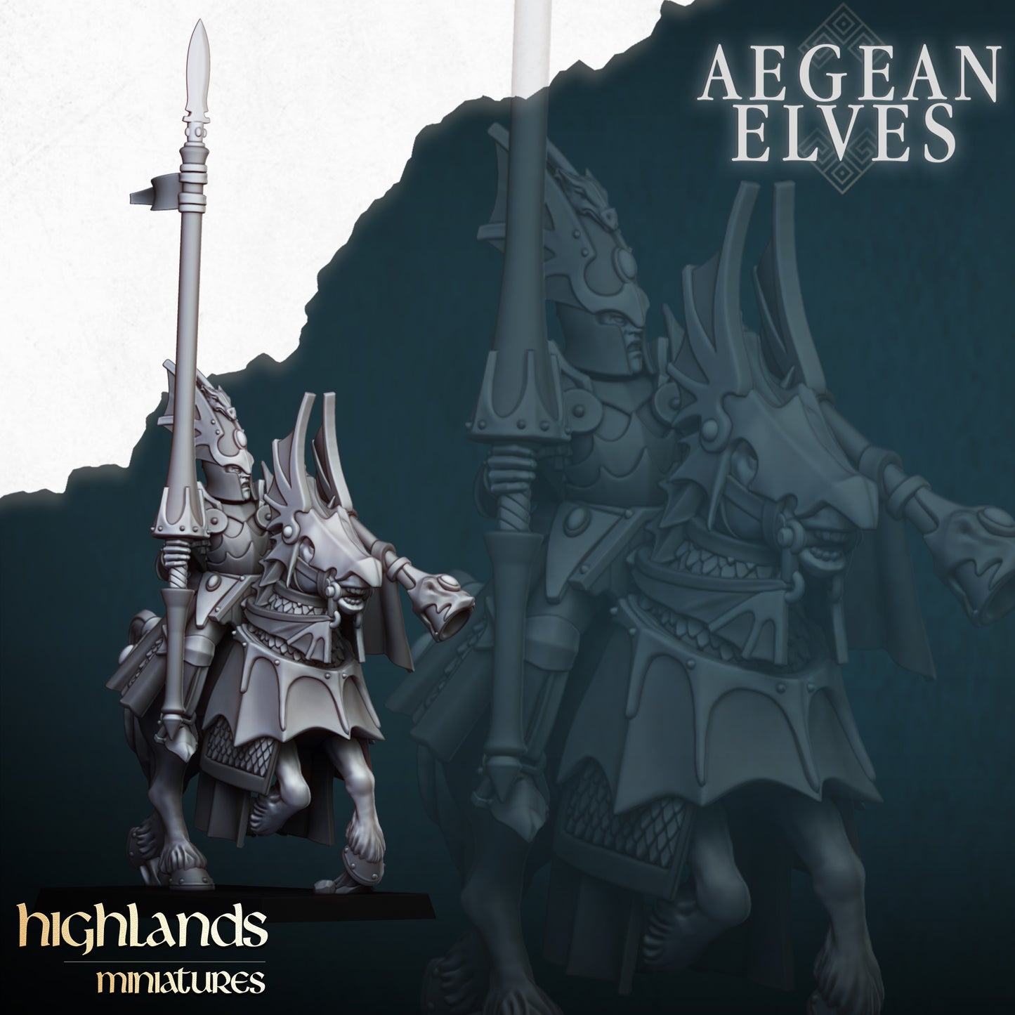 Aegan berittene Drachen