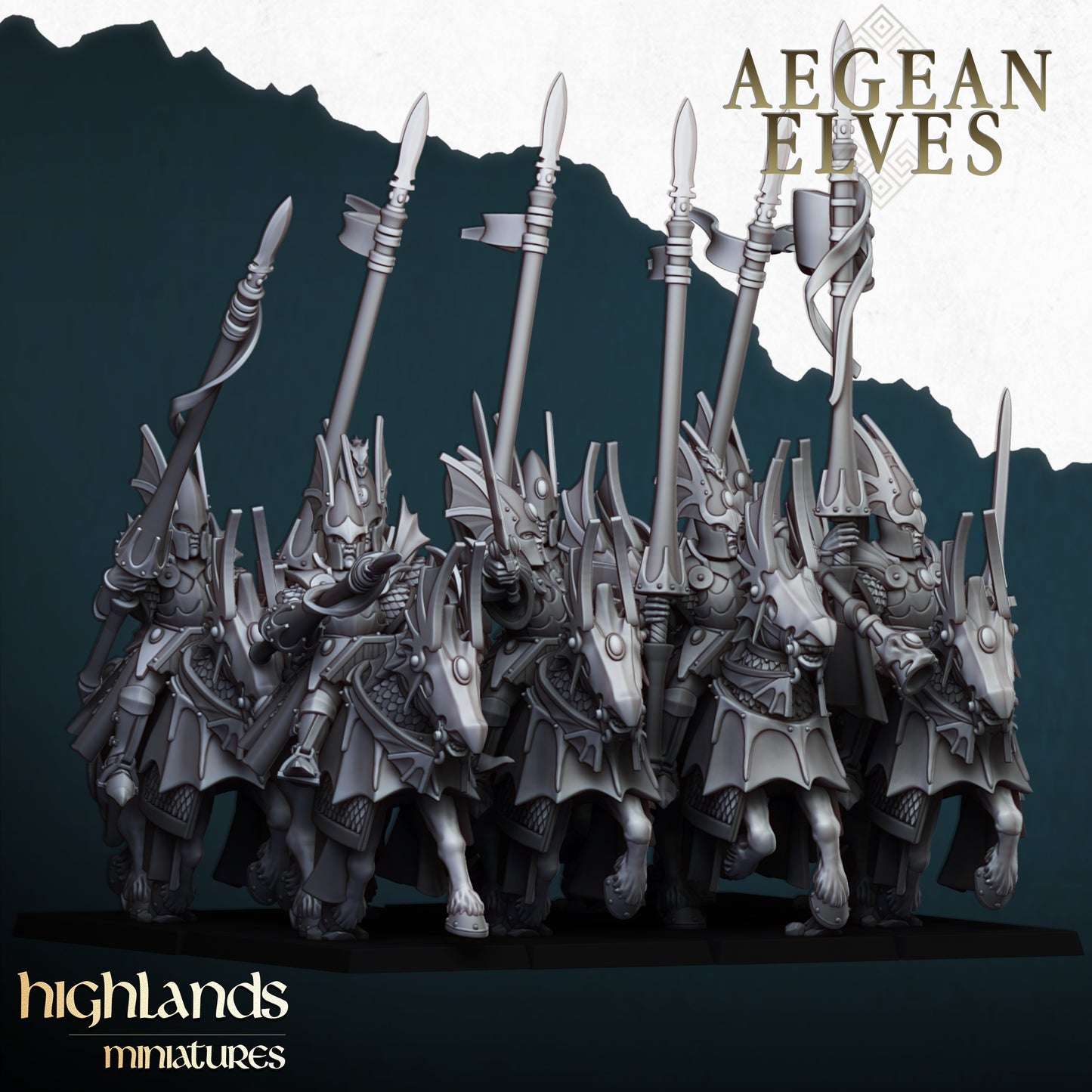 Aegan berittene Drachen