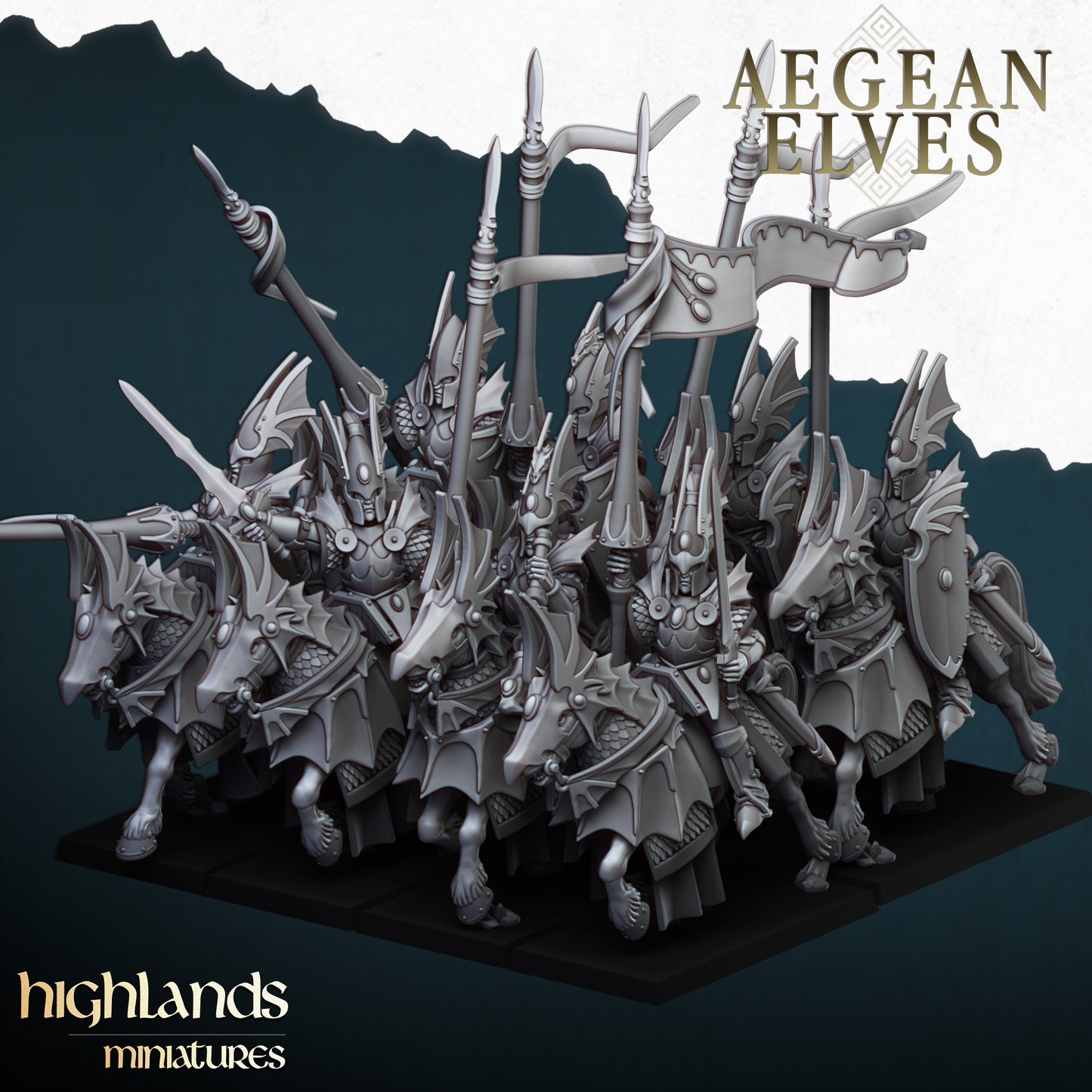 Aegan berittene Drachen