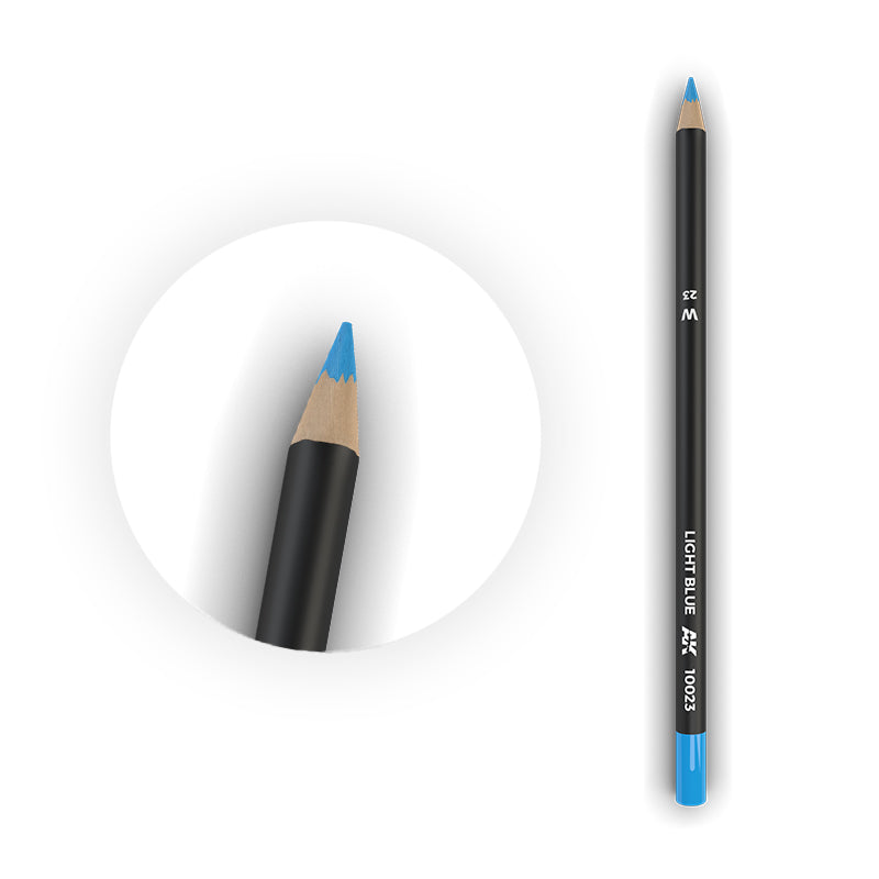 Hellblauer Verwitterungsstift
