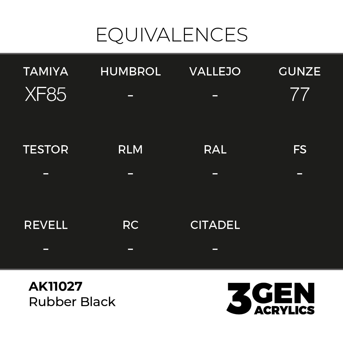 3gen - Rubber Black - 18ml