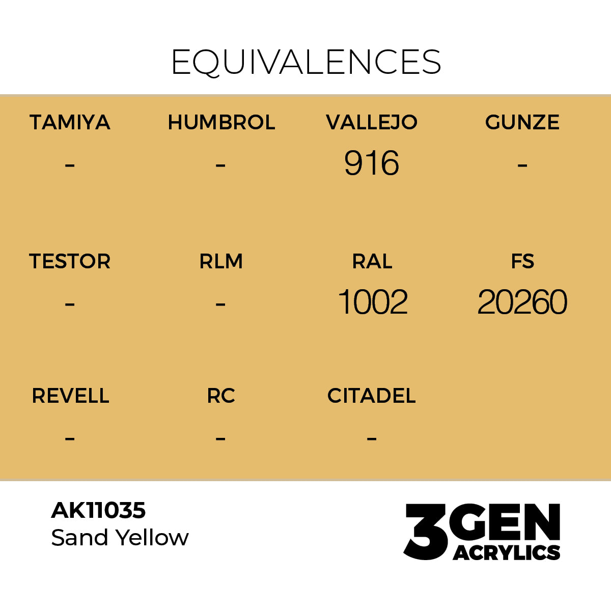 3gen - Sand Yellow - 18ml