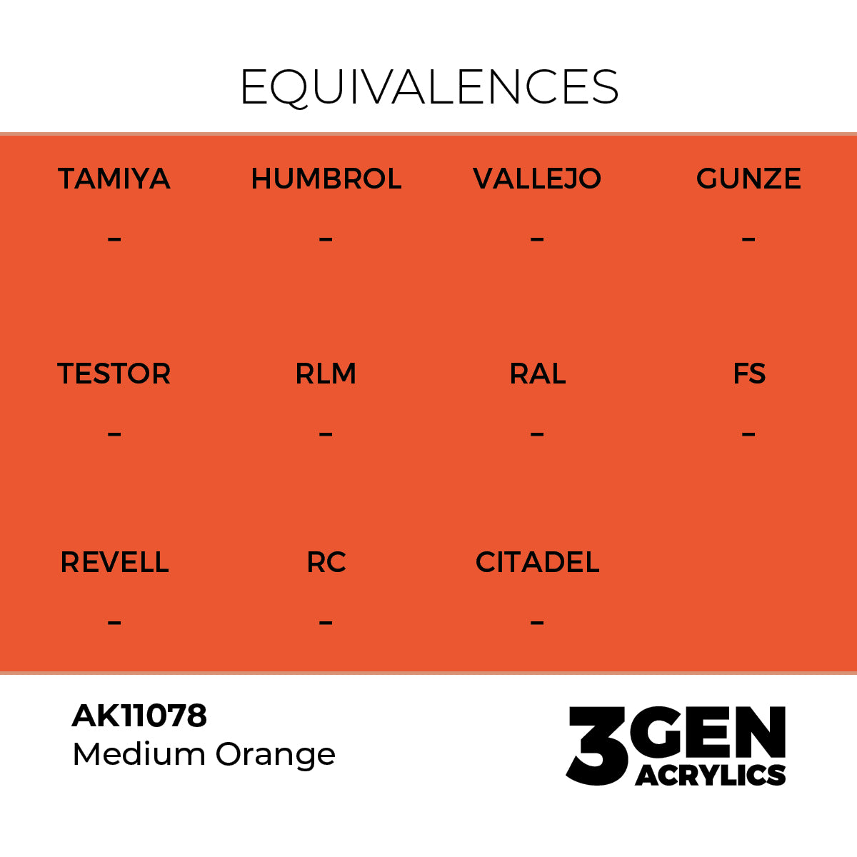 3gen - Medium Orange - 18ml