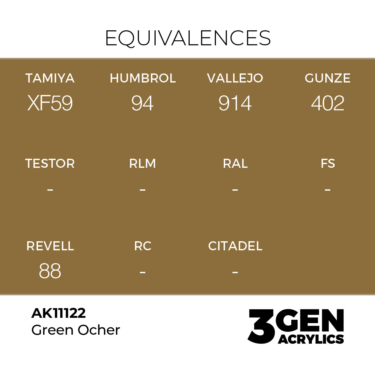 3gen - Green Ochre - 18ml