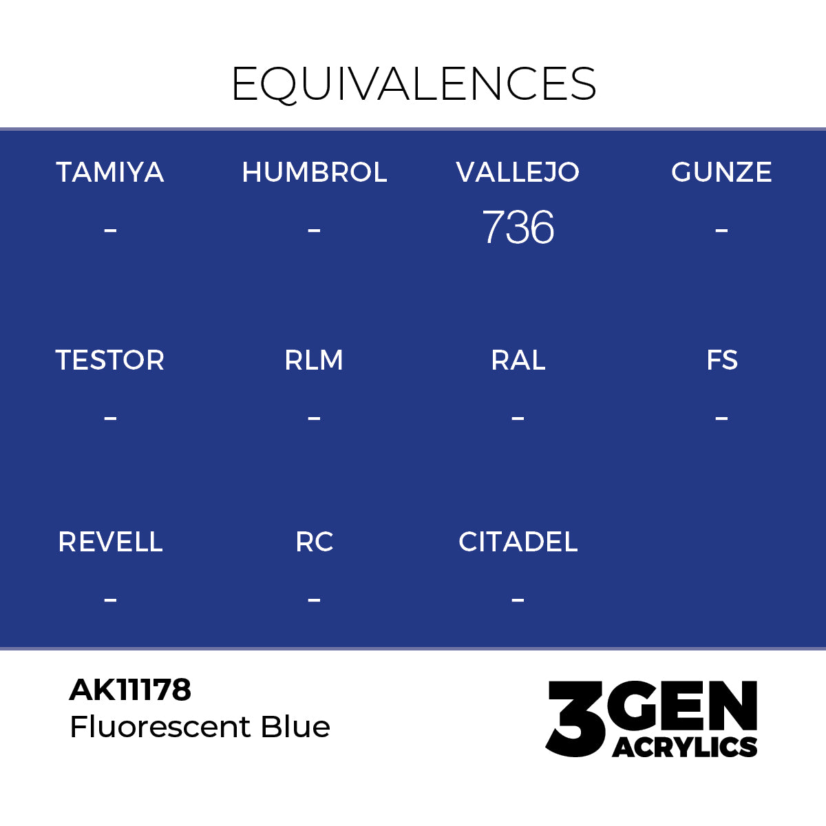 3gen - Fluorescent Blue - 18ml