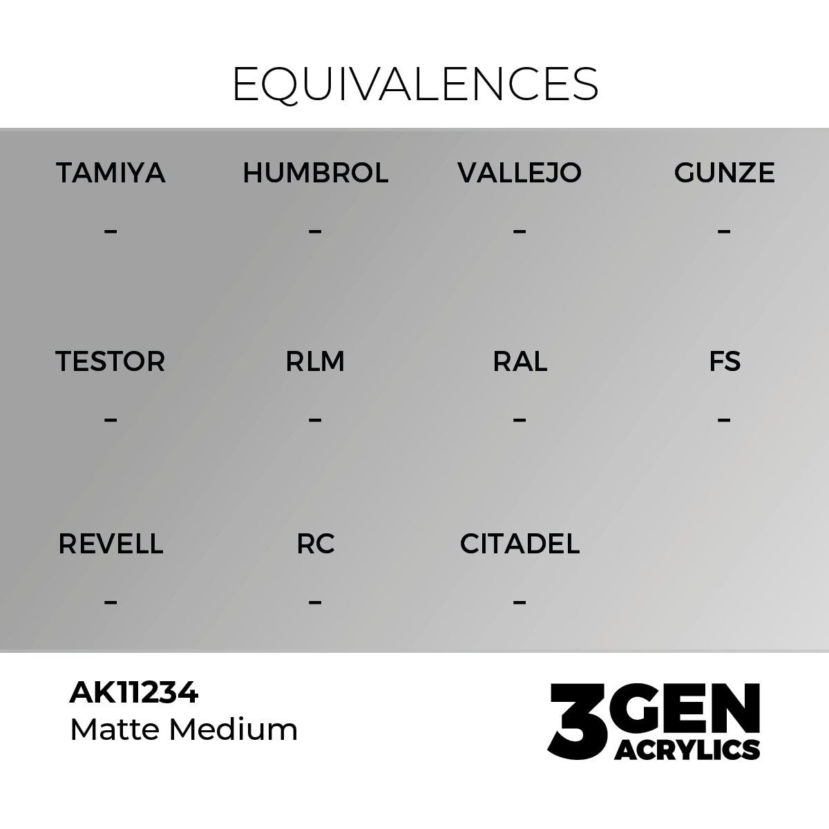 3gen - Matte Medium - 18ml