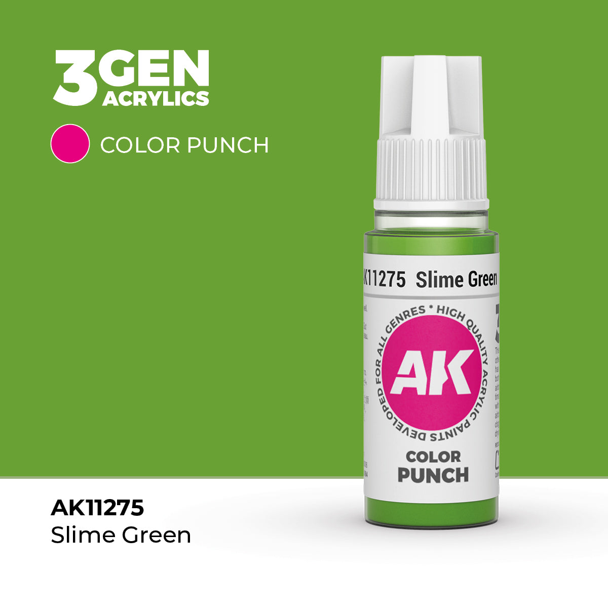 3gen - Color Punch - Slime Green - 18ml