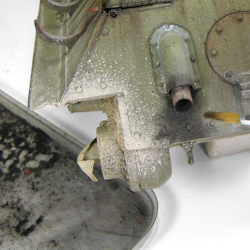 Splatter-Effekte Trockener Schlamm