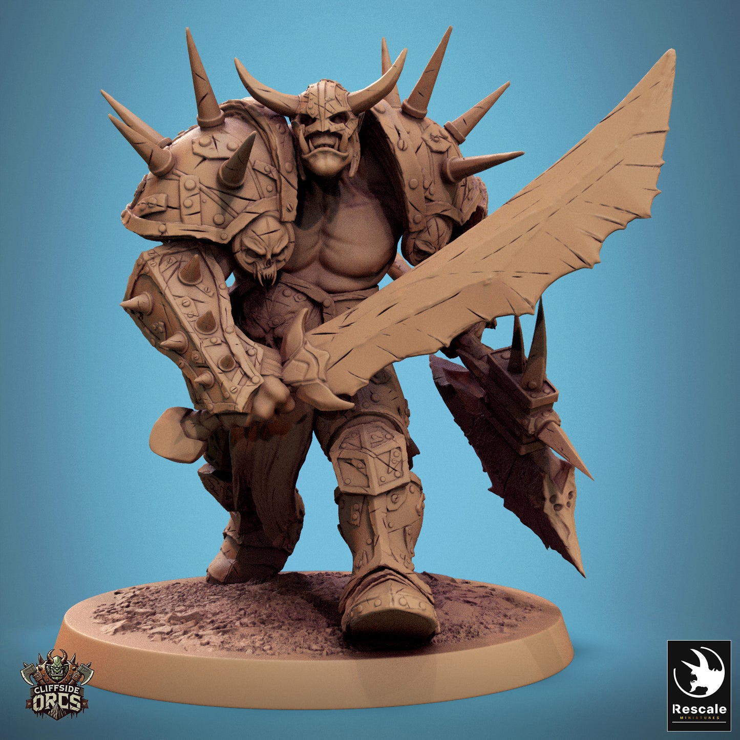 Brutal Orc Sword Ax - Walk Forward