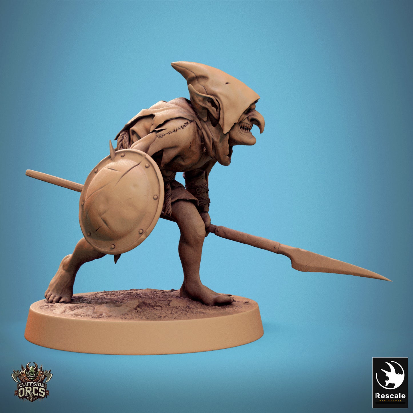 Goblin-Speerschild – Haltung
