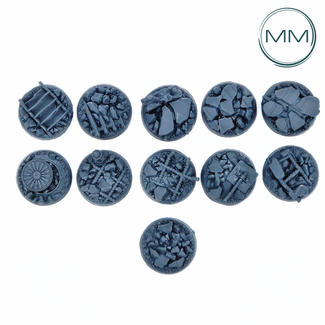 32 mm zerstörte Stadtbasis – 10x