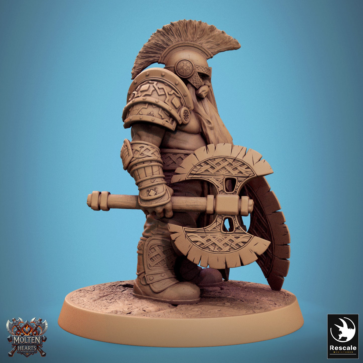 Dwarf Warrior - Big Ax Stand 2