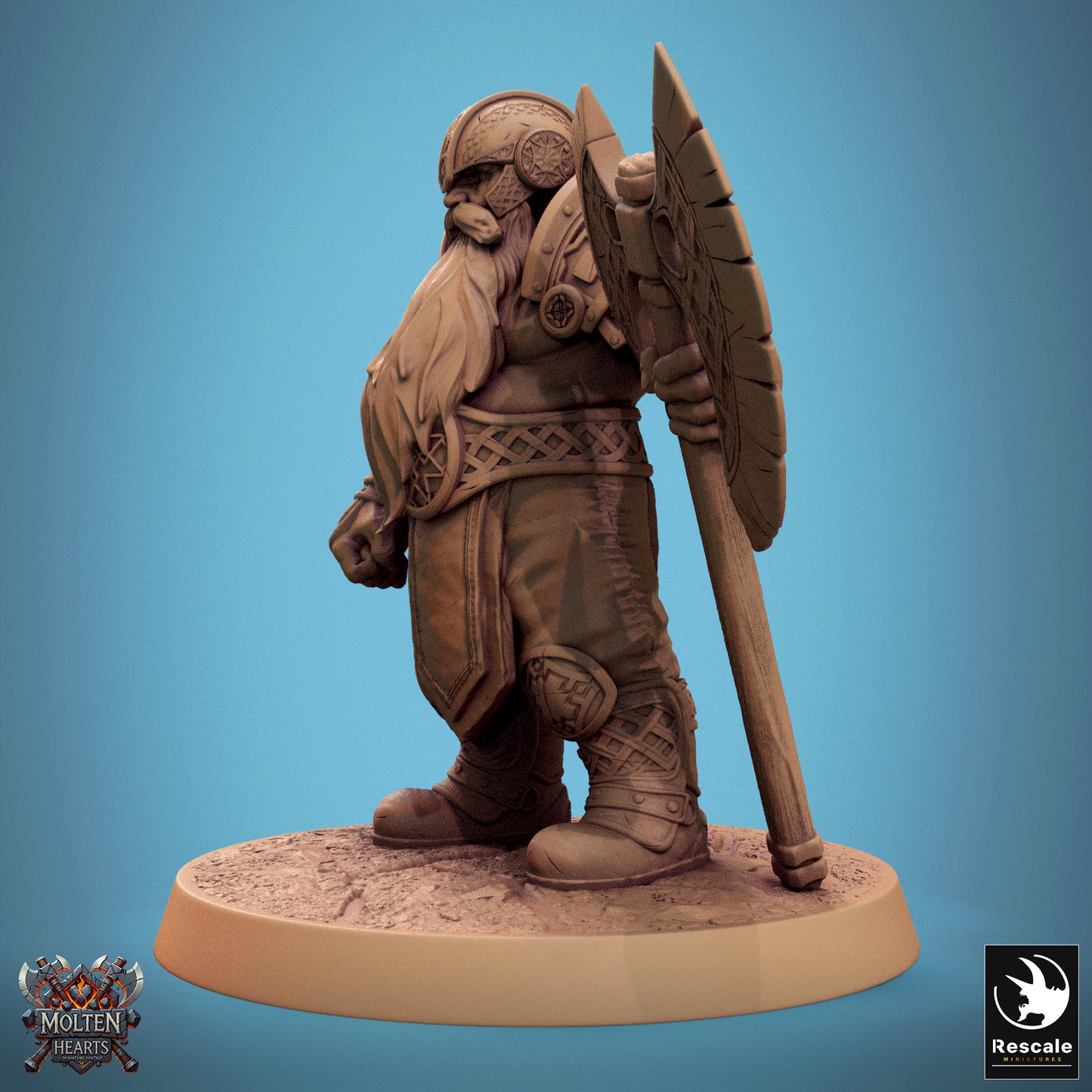 Dwarf Warrior - Big Ax Stand 3
