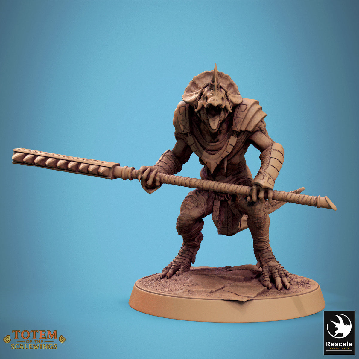 Lizardman Grimscale - Spear Stand
