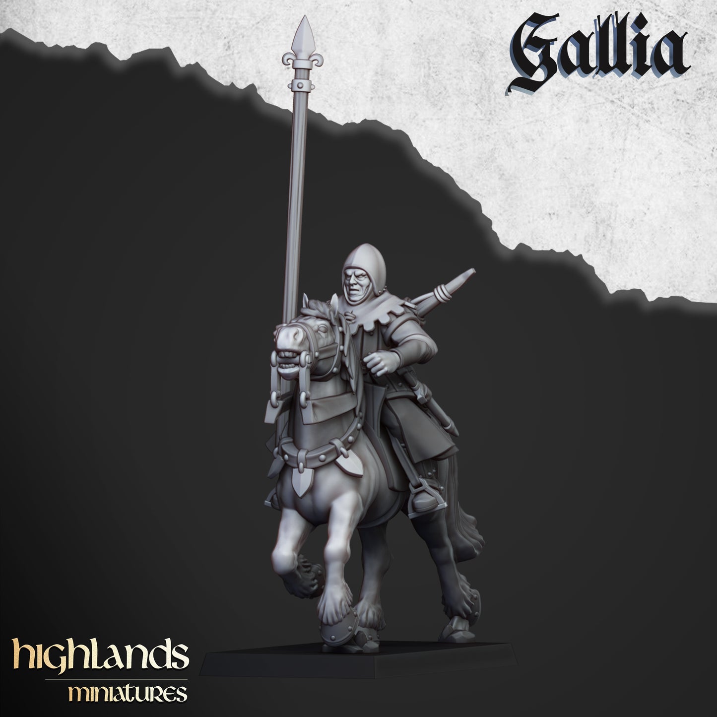 Gallia berittene Soldaten