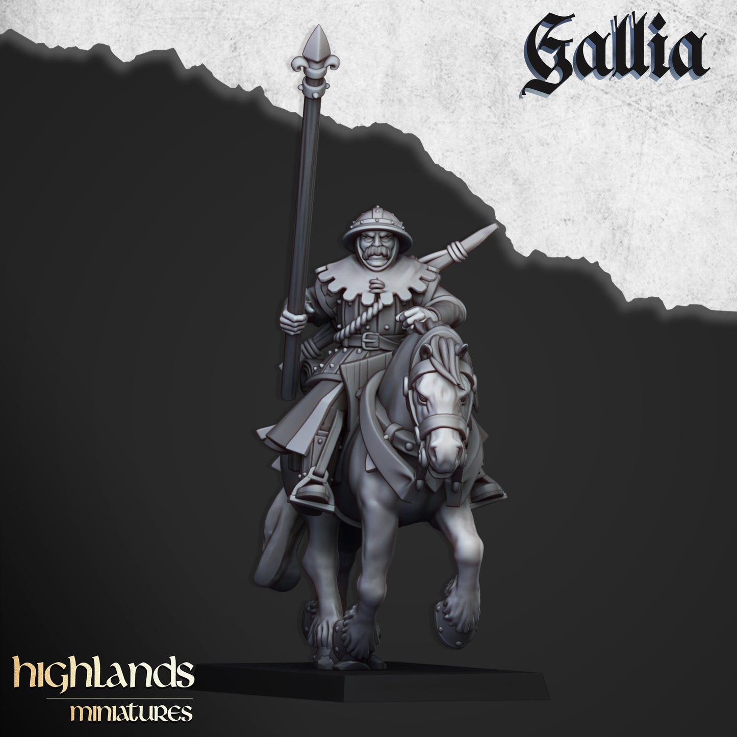 Gallia berittene Soldaten