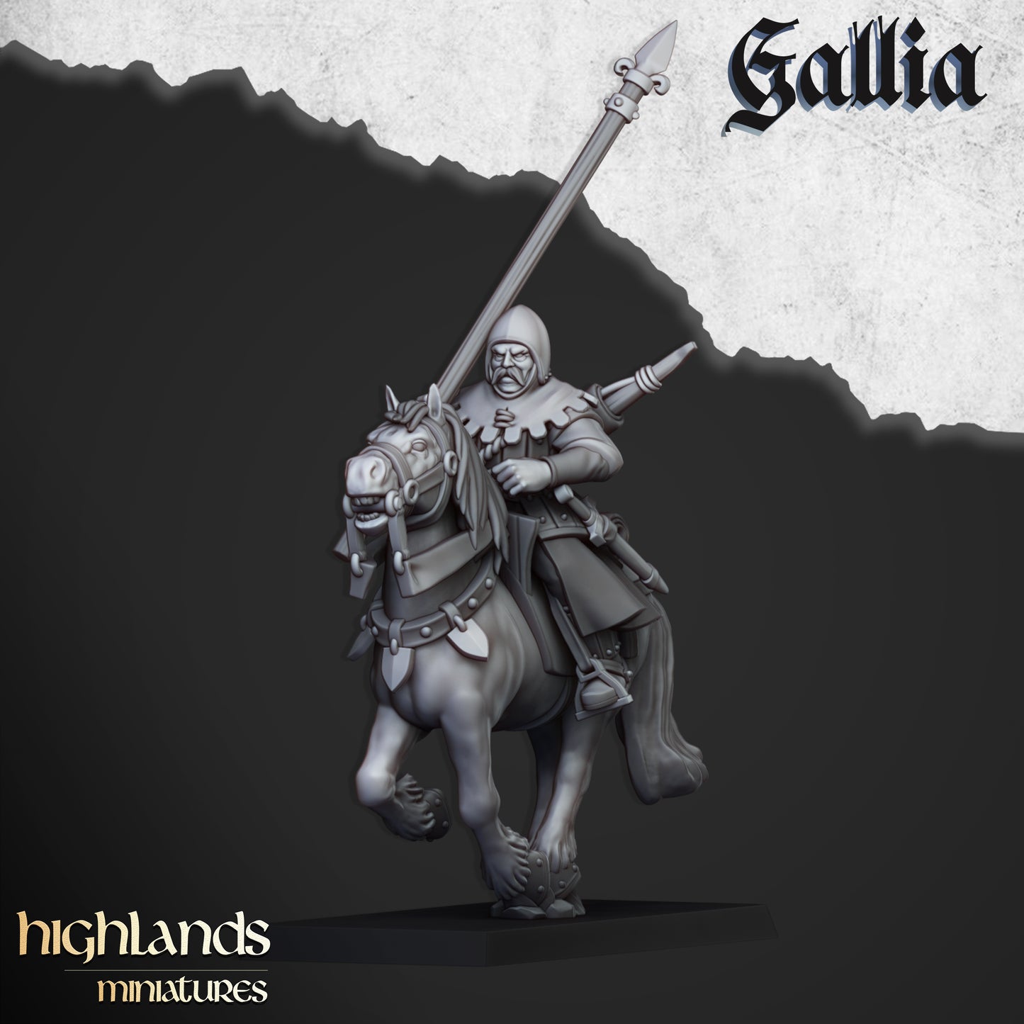 Gallia berittene Soldaten