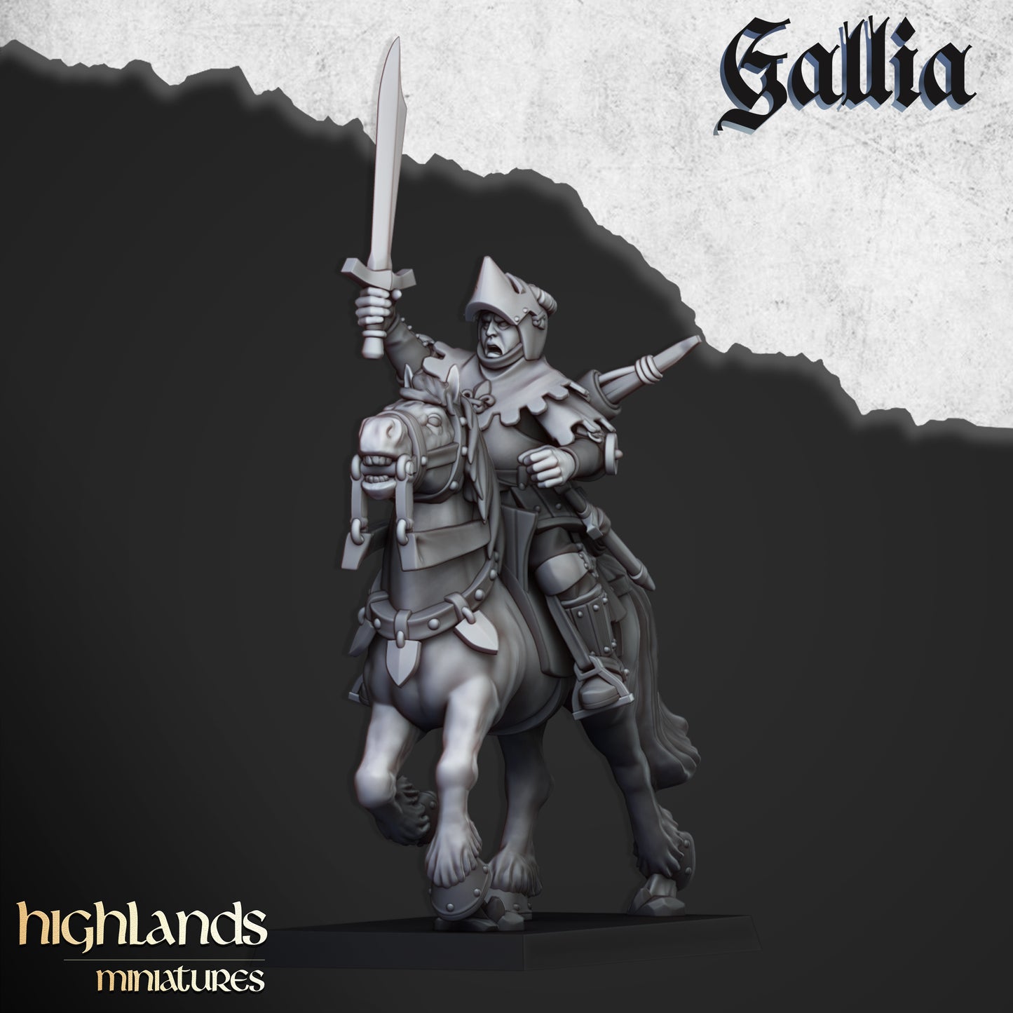 Gallia berittene Soldaten