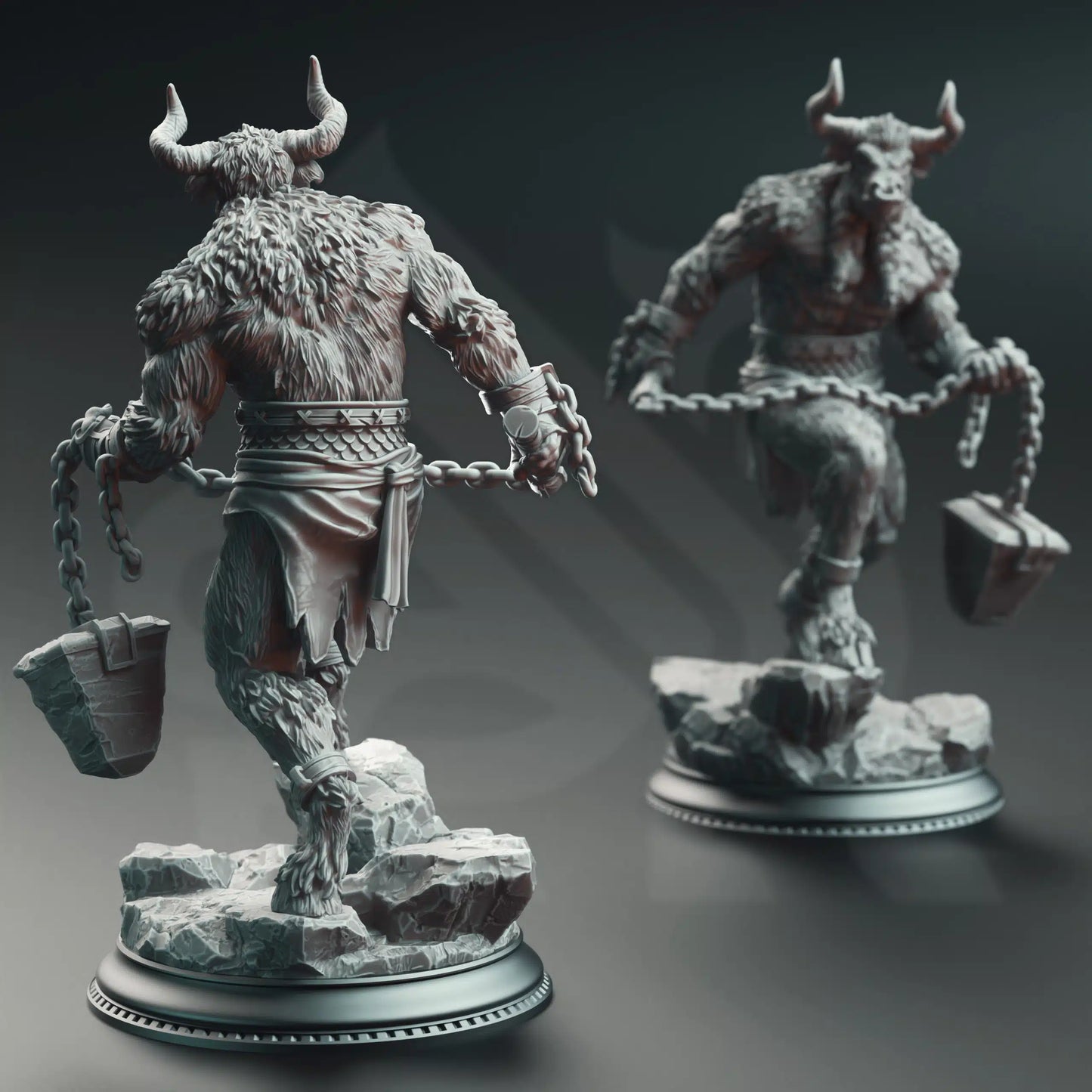 Minotaur with Chain
