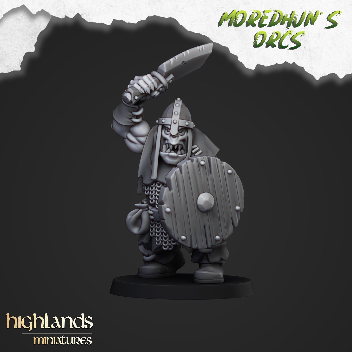 Ork-Krieger mit Handwaffen
