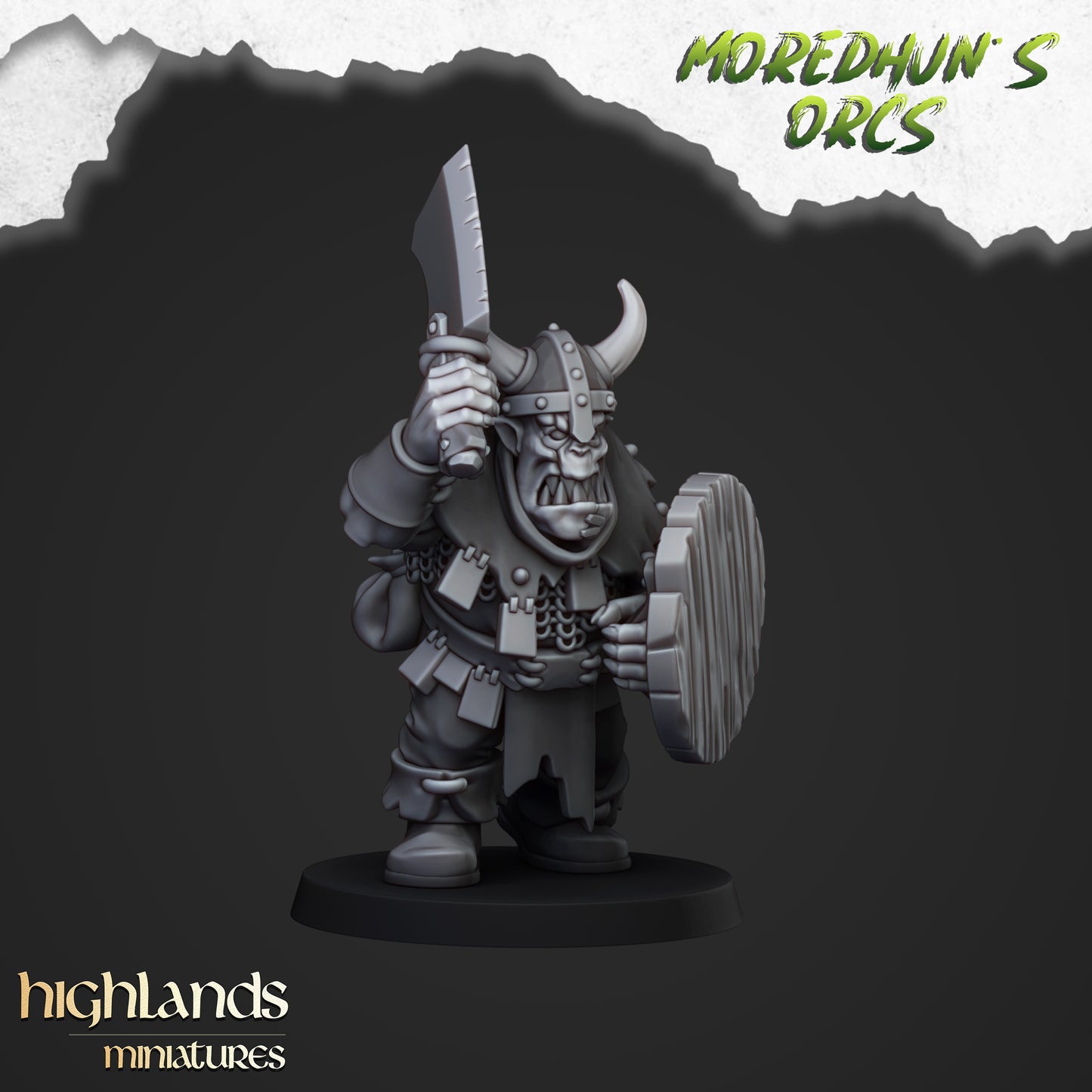 Ork-Krieger mit Handwaffen