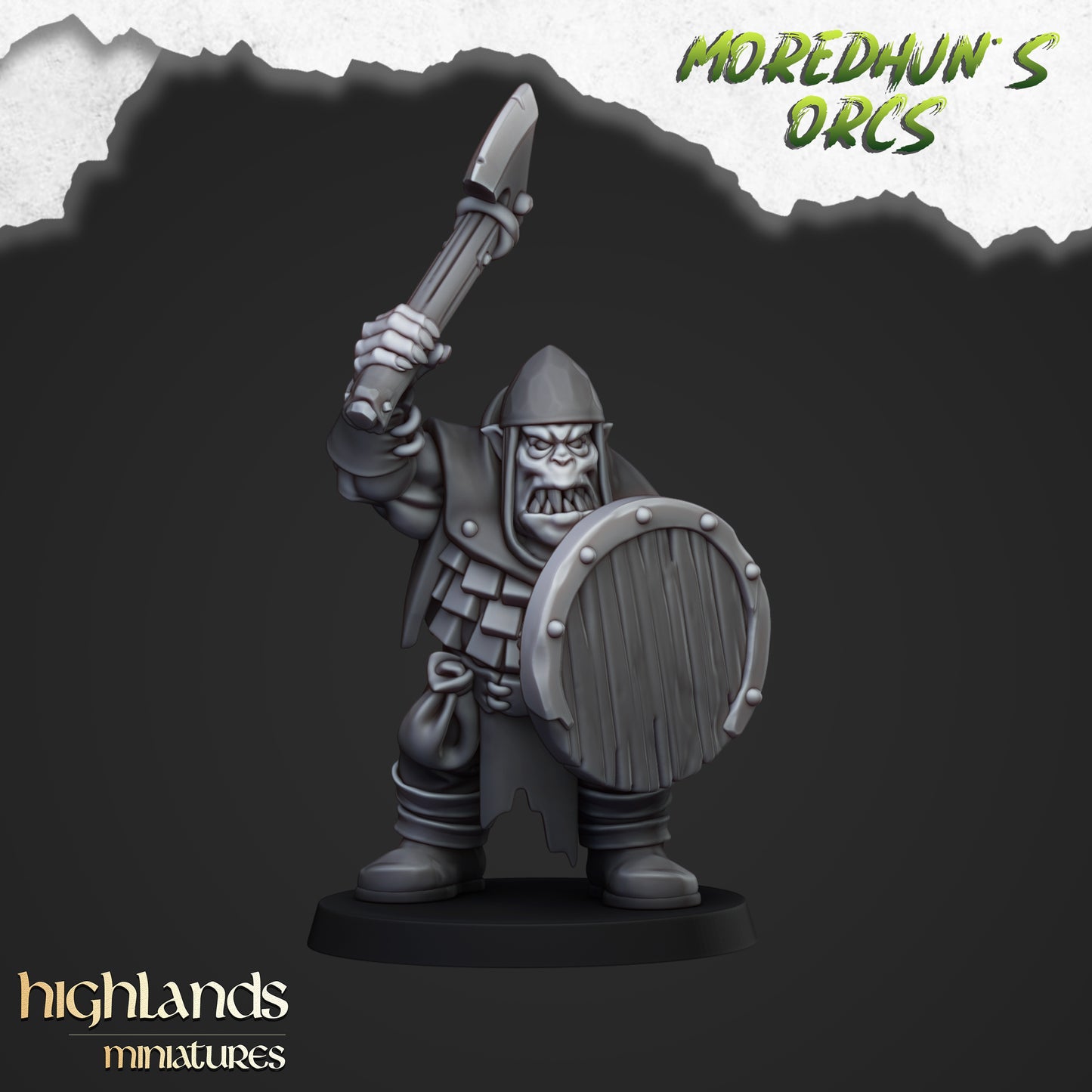 Ork-Krieger mit Handwaffen