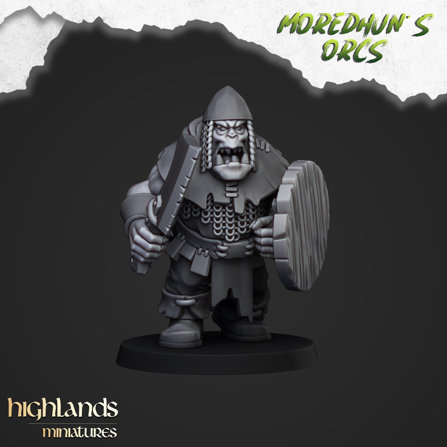 Ork-Krieger mit Handwaffen