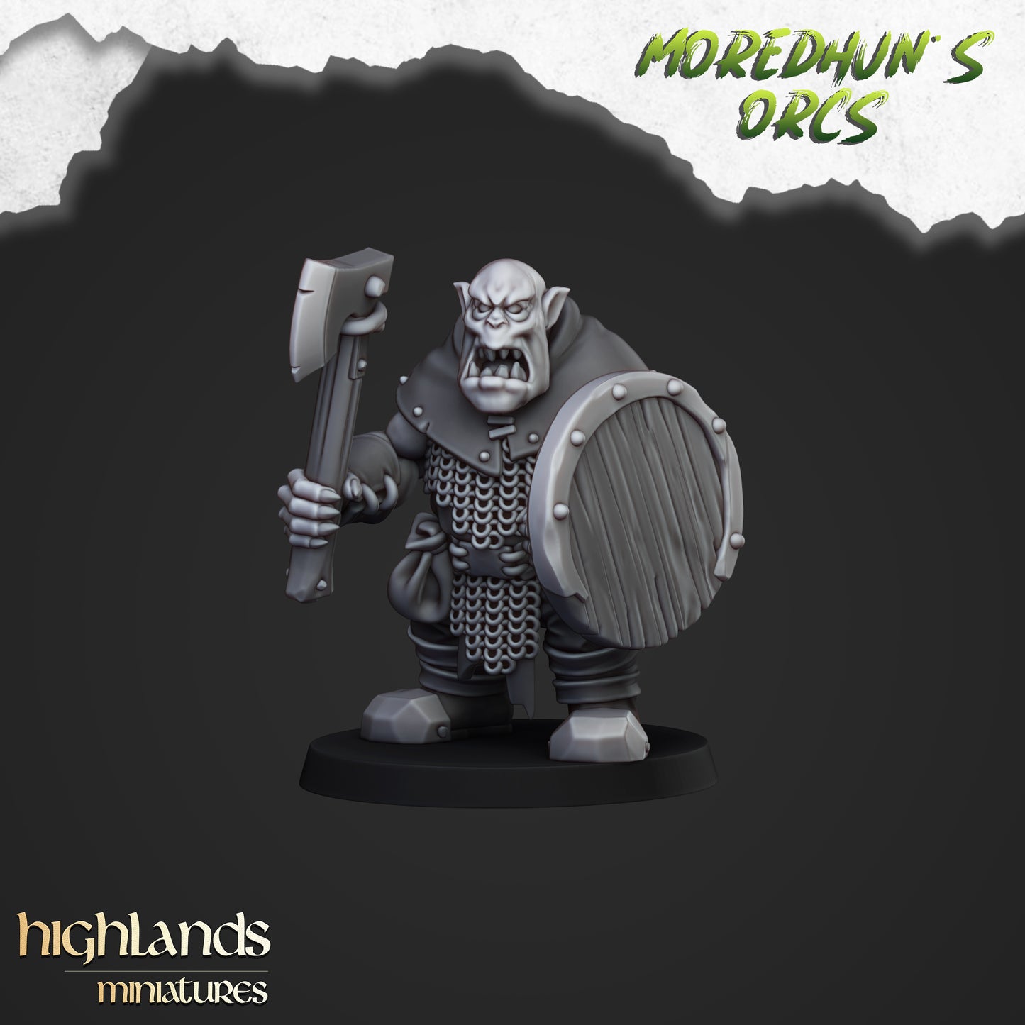 Ork-Krieger mit Handwaffen