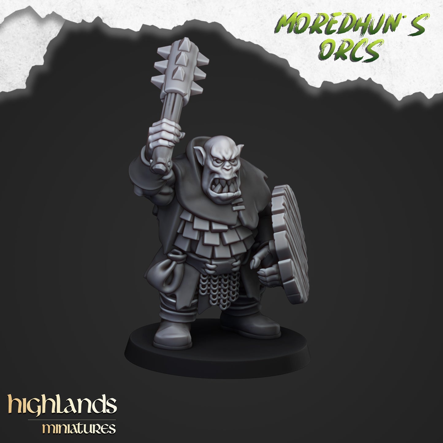 Ork-Krieger mit Handwaffen