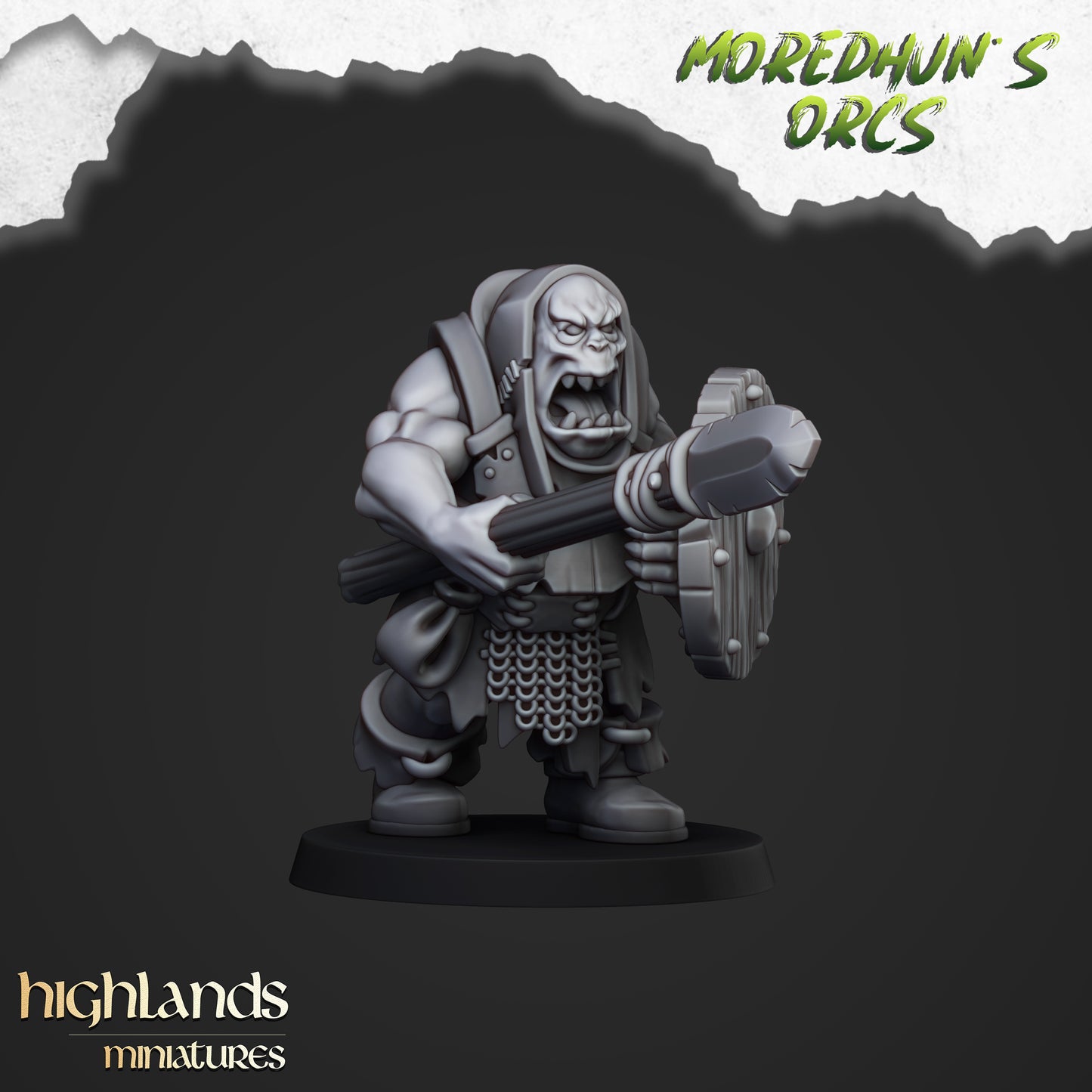 Ork-Krieger mit Speeren